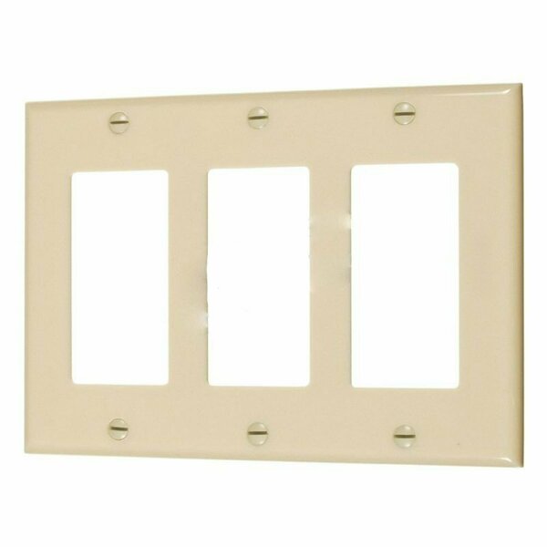 American Imaginations Rectangle Ivory Electrical Switch Plate Plastic AI-37088